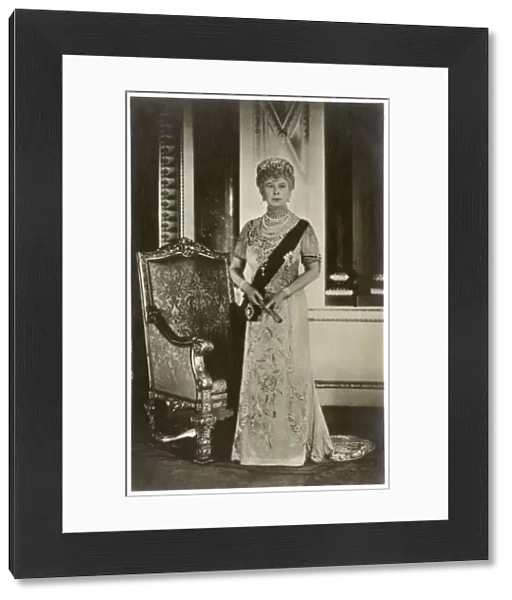 Official Silver Jubilee Portrait of Queen Mary