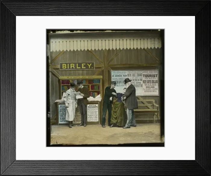 Framed Print : Nursery Rhymes - Level Crossing - 6 Birley Station