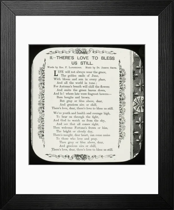 Framed Print : Nursery Rhymes - Theres Love Framed Print : Nursery Rhymes - Theres Love