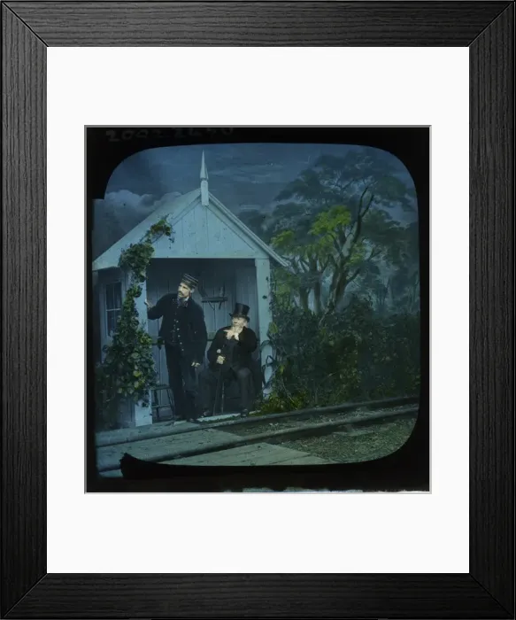 Framed Print : Nursery Rhymes - Level Crossing - 8 Framed Print : Nursery Rhymes - Level Crossing - 8