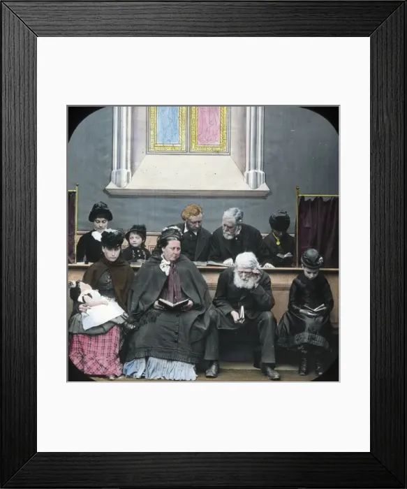 Framed Print : David in Church Framed Print : David in Church