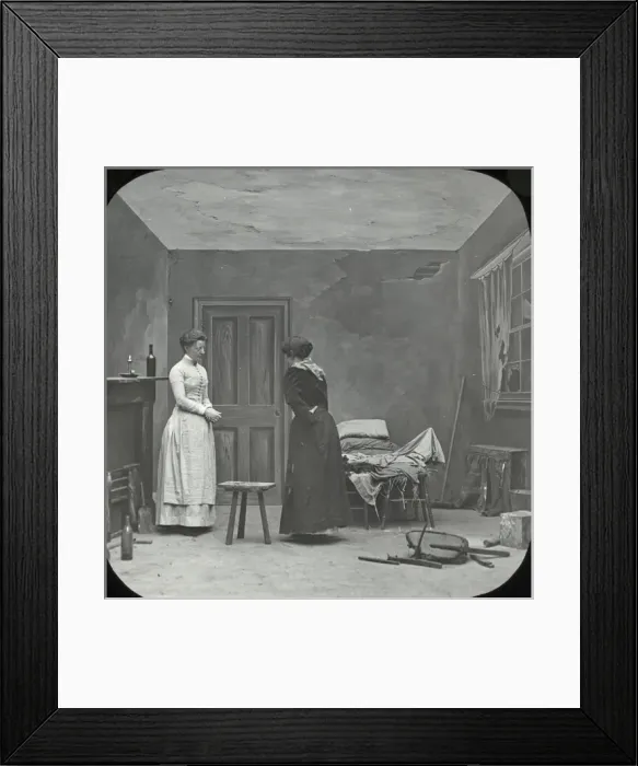 Framed Print : She Sprang to her feet Framed Print : She Sprang to her feet