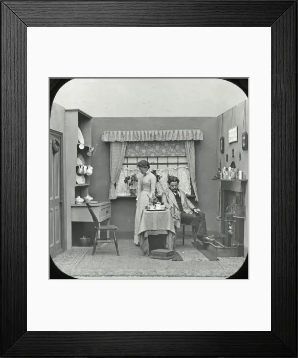 Framed Print : Cracks his pipe down Framed Print : Cracks his pipe down