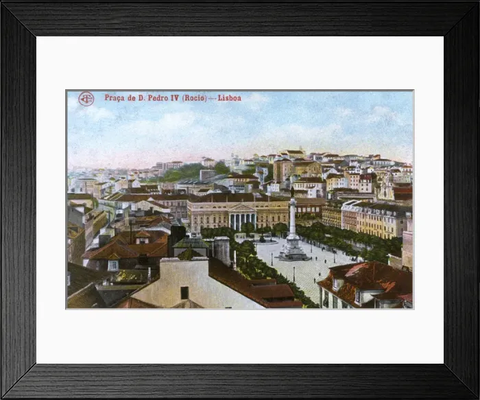 Framed Print : Rossio Square, Lisbon, Portugal (Praca de D. Pedro IV) Framed Print : Rossio Square, Lisbon, Portugal (Praca de D. Pedro IV)