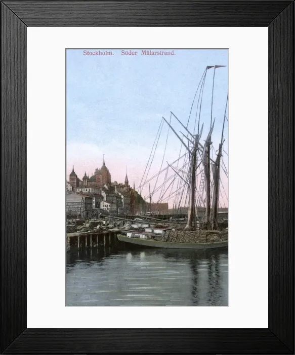 Framed Print : Soder Malarstrand - Sodermalm, Stockholm, Sweden Framed Print : Soder Malarstrand - Sodermalm, Stockholm, Sweden