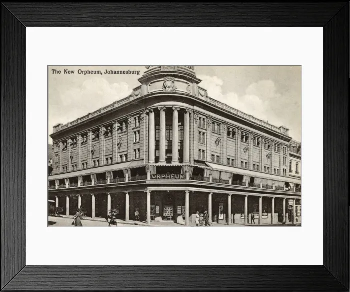 Framed Print : New Orpheum, Johannesburg, Transvaal, South Africa Framed Print : New Orpheum, Johannesburg, Transvaal, South Africa