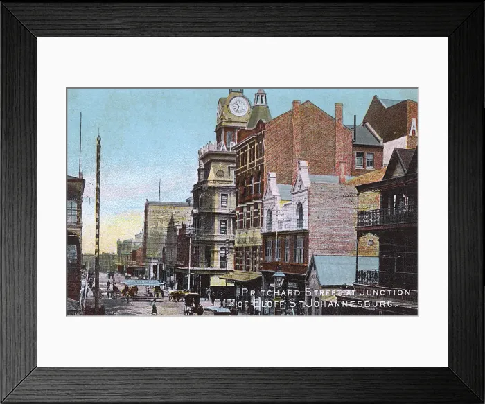 Framed Print : Pritchard Street, Johannesburg, Transvaal, South Africa Framed Print : Pritchard Street, Johannesburg, Transvaal, South Africa