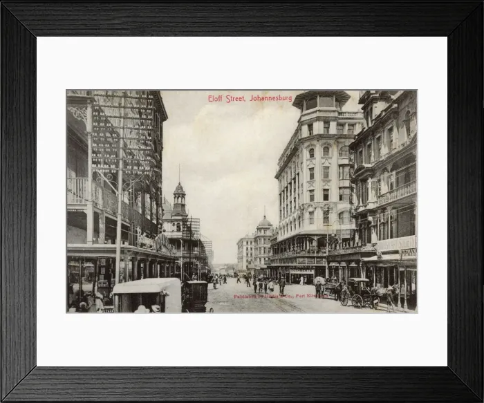 Framed Print : Eloff Street, Johannesburg, Transvaal, South Africa Framed Print : Eloff Street, Johannesburg, Transvaal, South Africa