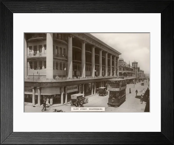 Framed Print : Eloff Street, Johannesburg, Transvaal, South Africa Framed Print : Eloff Street, Johannesburg, Transvaal, South Africa