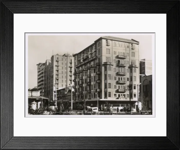 Framed Print : Mansion blocks, Johannesburg, Transvaal, South Africa Framed Print : Mansion blocks, Johannesburg, Transvaal, South Africa