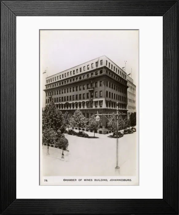 Framed Print : Chamber of Mines, Johannesburg, Transvaal, South Africa Framed Print : Chamber of Mines, Johannesburg, Transvaal, South Africa