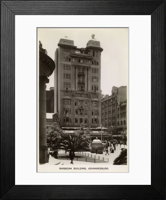Framed Print : Barbican Building, Johannesburg, Transvaal, South Africa Framed Print : Barbican Building, Johannesburg, Transvaal, South Africa