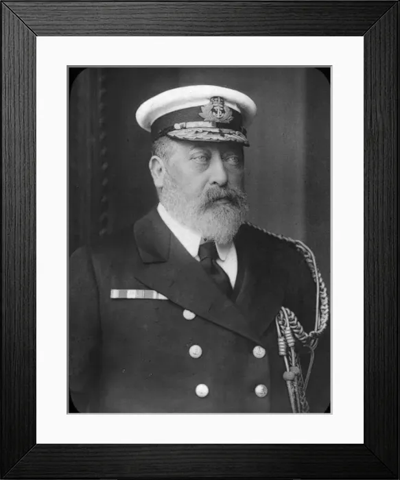 Framed Print : King in Naval uniform Framed Print : King in Naval uniform