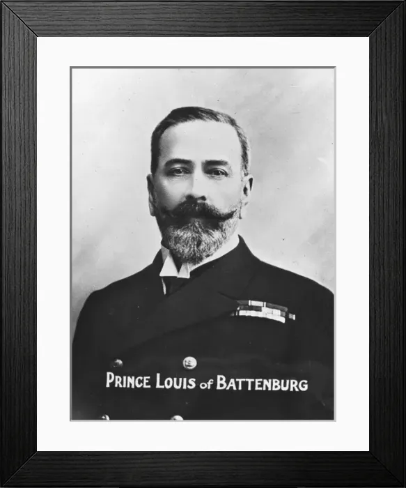 Framed Print : Prince Louis of Battenburg Framed Print : Prince Louis of Battenburg