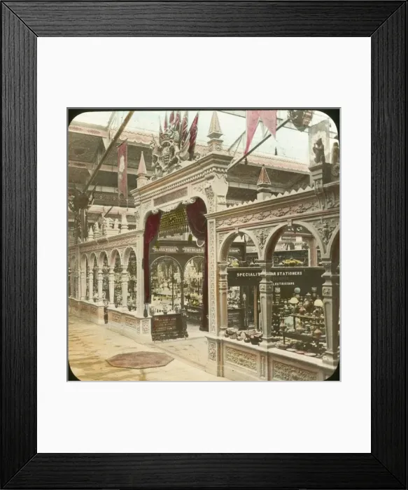 Framed Print : Paris Exhibition of 1889 - English Section Framed Print : Paris Exhibition of 1889 - English Section