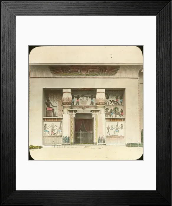 Framed Print : Paris Exhibition of 1889 - Egyptian section Framed Print : Paris Exhibition of 1889 - Egyptian section