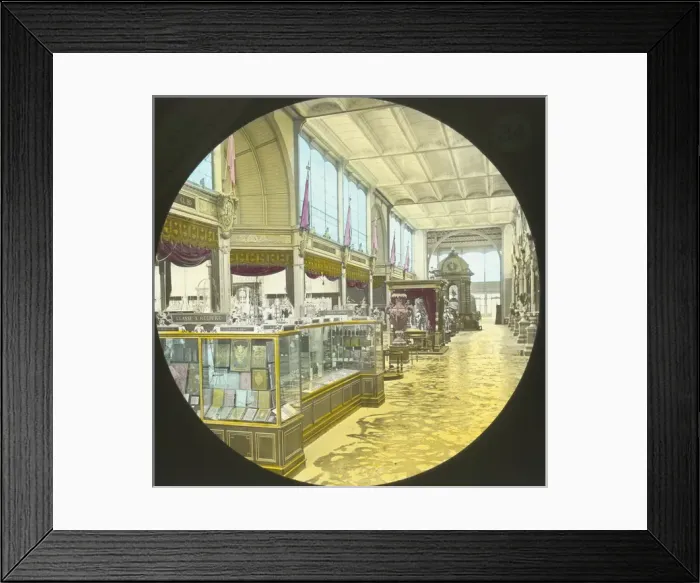 Framed Print : Paris Exhibition of 1889 - French court Framed Print : Paris Exhibition of 1889 - French court