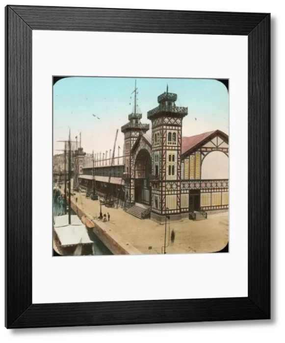 Framed Print : Paris Exhibition of 1889 - Marine section Framed Print : Paris Exhibition of 1889 - Marine section