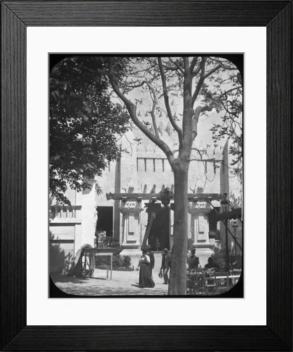 Framed Print : Paris Exhibition of 1889 - The Soudan