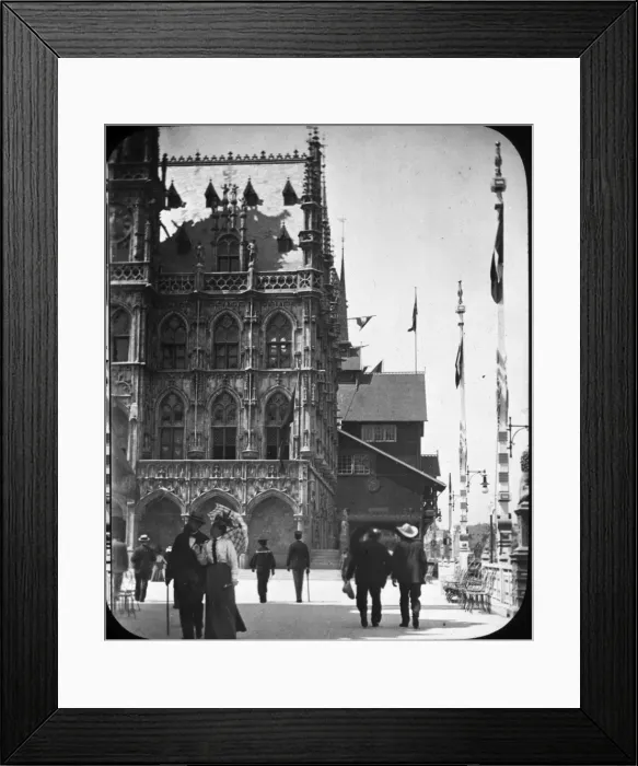 Framed Print : Paris Exhibition of 1889 - Belgium Framed Print : Paris Exhibition of 1889 - Belgium