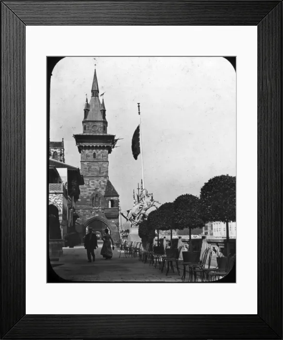 Framed Print : Paris Exhibition of 1889 - Hungary Framed Print : Paris Exhibition of 1889 - Hungary