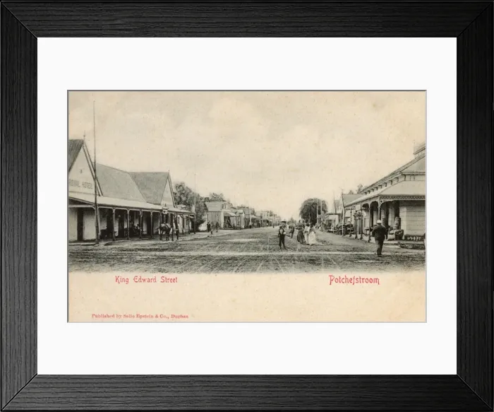Framed Print : King Edward Street, Potchefstroom, NW Province, South Africa Framed Print : King Edward Street, Potchefstroom, NW Province, South Africa