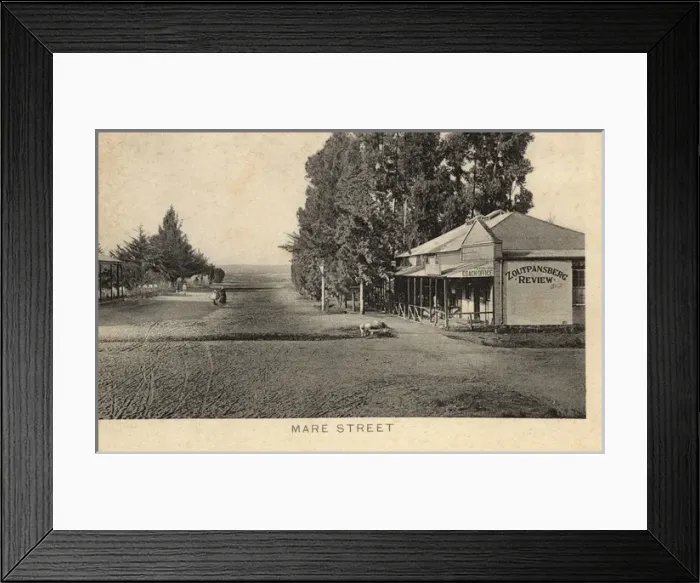 Framed Print : Mare Street, Zoutpansberg, Transvaal, South Africa Framed Print : Mare Street, Zoutpansberg, Transvaal, South Africa
