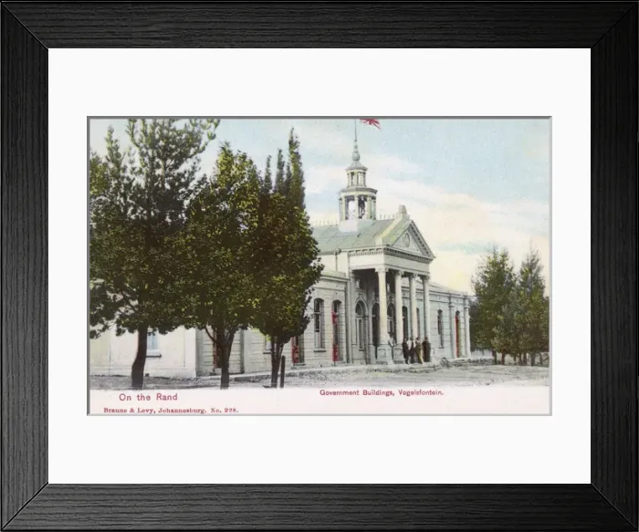 Framed Print : Government buildings, Vogelfontein, South Africa Framed Print : Government buildings, Vogelfontein, South Africa