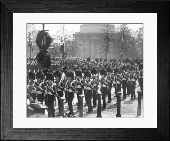 Framed Print : Funeral of Edward VII - Grenadiers marching Framed Print : Funeral of Edward VII - Grenadiers marching