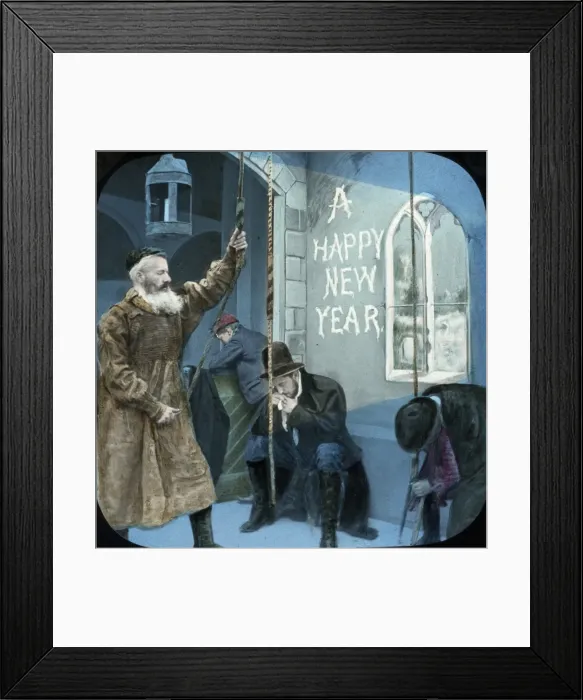 Framed Print : Mottos - A Happy New Year Framed Print : Mottos - A Happy New Year