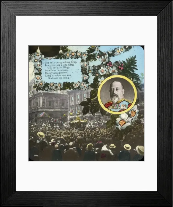 Framed Print : Mottos - God Save the King Framed Print : Mottos - God Save the King