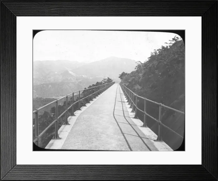 Framed Print : Hong Kong - View along road Framed Print : Hong Kong - View along road