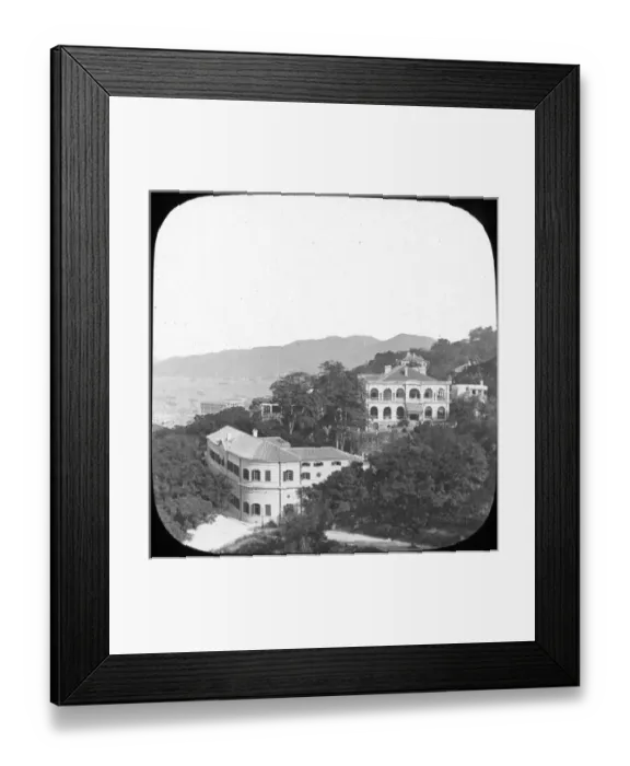 Framed Print : Hong Kong - Hospital and Mission ( Houses ) Framed Print : Hong Kong - Hospital and Mission ( Houses )