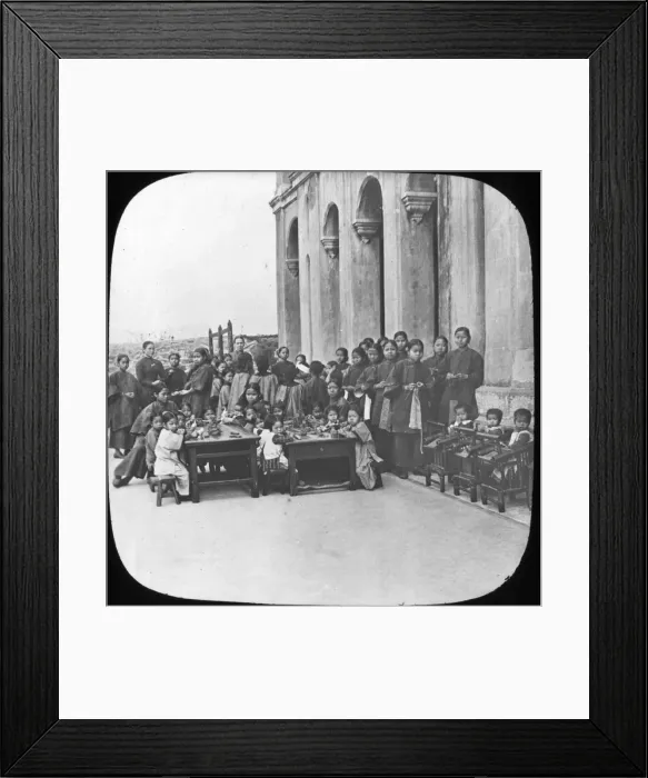 Framed Print : Hong Kong - Berlin Foundling House Framed Print : Hong Kong - Berlin Foundling House