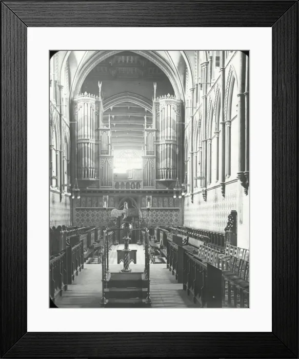 Framed Print : English Cathedrals - The Choir - Rochester Framed Print : English Cathedrals - The Choir - Rochester