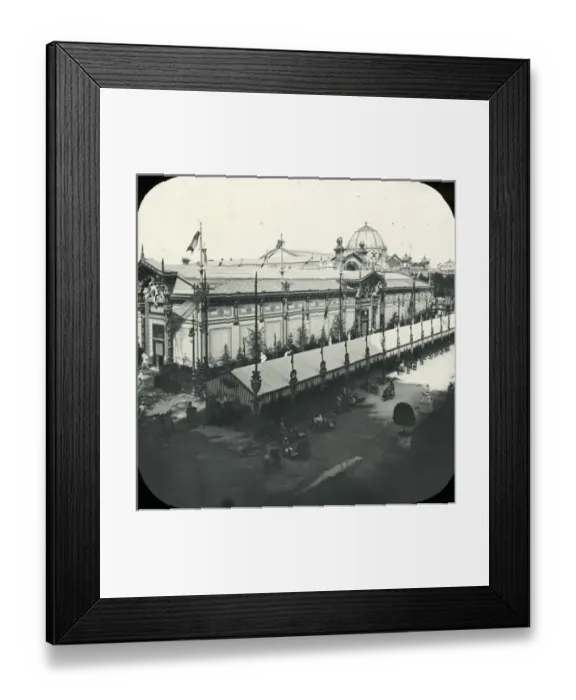 Framed Print : Paris Exhibition of 1889 - ( Exhibition ) from Dome Left Framed Print : Paris Exhibition of 1889 - ( Exhibition ) from Dome Left