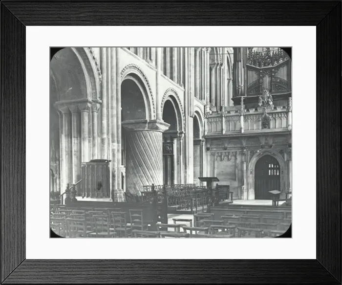 Framed Print : English Cathedrals - Arches of the Nave, Norwich Framed Print : English Cathedrals - Arches of the Nave, Norwich