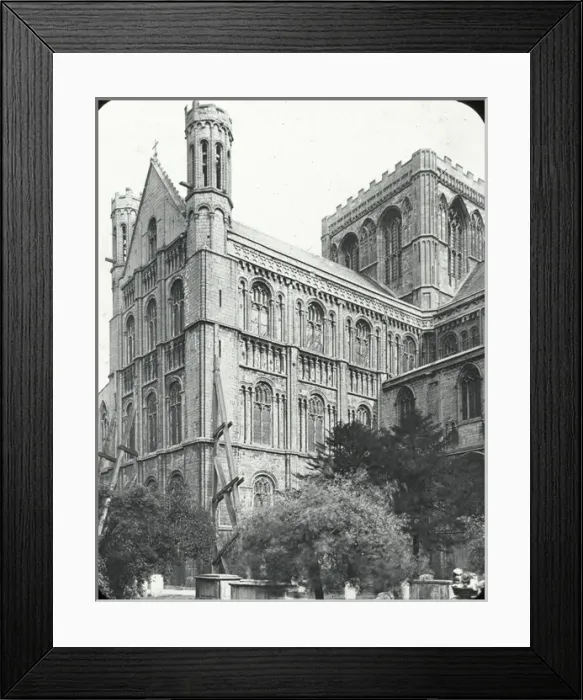 Framed Print : English Cathedrals - Peterborough Cathedral Framed Print : English Cathedrals - Peterborough Cathedral