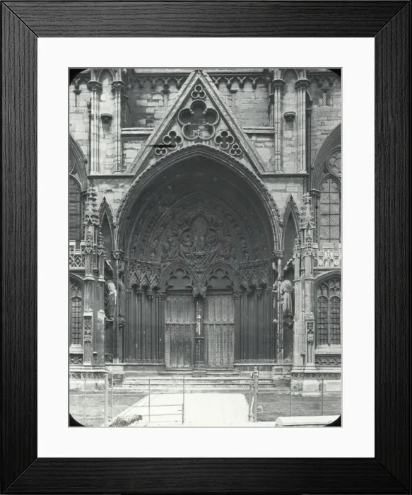 Framed Print : English Cathedrals - Lincoln South East Porch Framed Print : English Cathedrals - Lincoln South East Porch