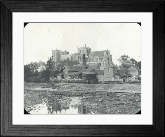 Framed Print : English Cathedrals - Ripon Cathedral from south West Framed Print : English Cathedrals - Ripon Cathedral from south West