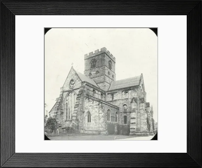 Framed Print : English Cathedrals - Carlisle Cathedral from South West Framed Print : English Cathedrals - Carlisle Cathedral from South West