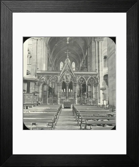 Framed Print : English Cathedrals - Hereford Cathedral Framed Print : English Cathedrals - Hereford Cathedral
