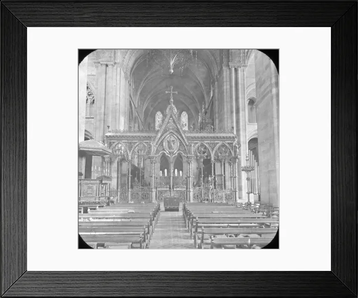 Framed Print : English Cathedrals - Hereford Cathedral Framed Print : English Cathedrals - Hereford Cathedral