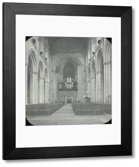 Framed Print : English Cathedrals - Ripon Cathedral Nave