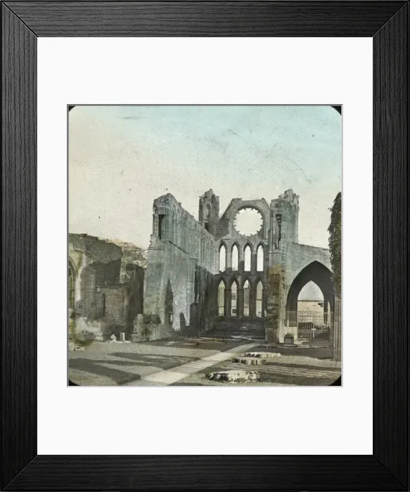 Framed Print : English Cathedrals - Elgin Cathedral Framed Print : English Cathedrals - Elgin Cathedral