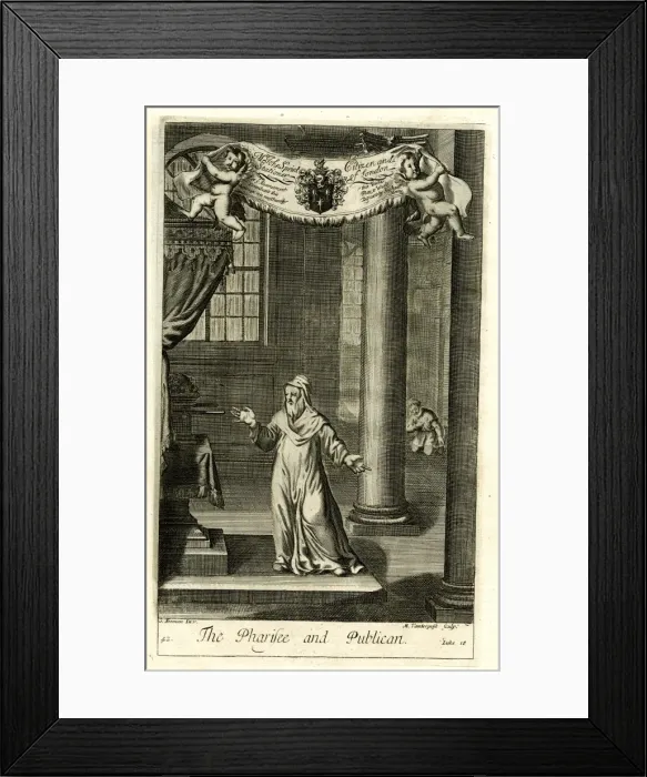 Framed Print : The Pharisee and Publican Framed Print : The Pharisee and Publican