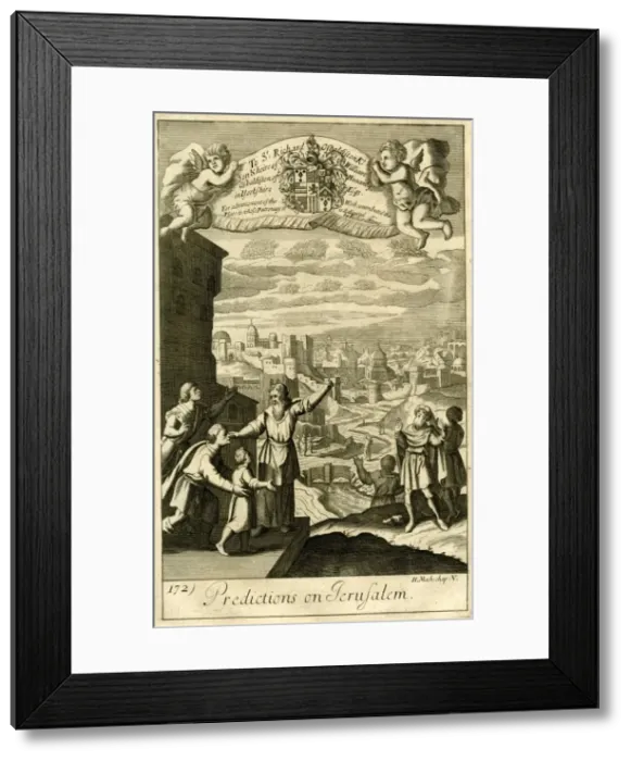 Framed Print : Predictions on Jerusalem Framed Print : Predictions on Jerusalem