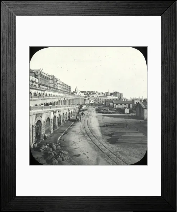 Framed Print : Algiers Boulevards Framed Print : Algiers Boulevards