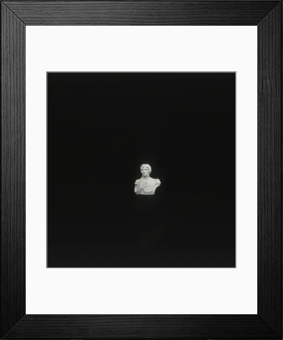 Framed Print : Nelson - Small photo of bust of Nelson. Part of Box 145 Boswell Collection - East Coast Framed Print : Nelson - Small photo of bust of Nelson. Part of Box 145 Boswell Collection - East Coast