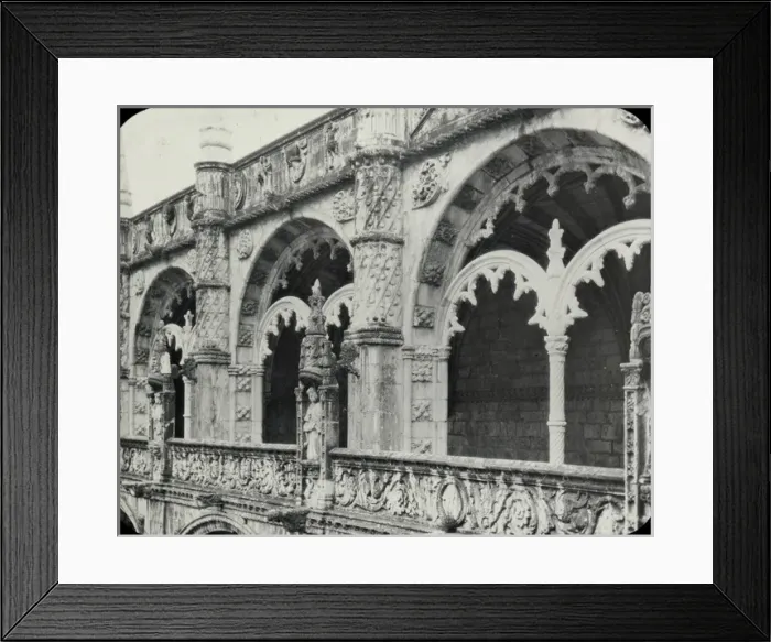 Framed Print : Spain and Portugal - Detail of Cloisters Framed Print : Spain and Portugal - Detail of Cloisters